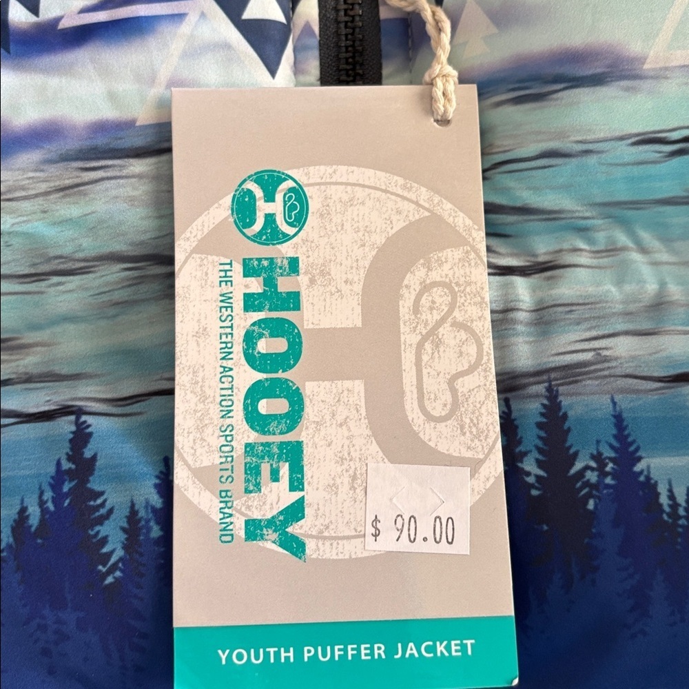 Kids Puffer Patterned Jacket - Picture 2 of 5